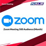 Zoom Meeting 500 Audience Per Month