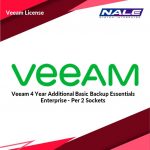 Veeam 4 Year Additional Basic Backup Essentials Enterprise - Per 2 Sockets
