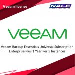 Veeam Backup Essentials Universal Subscription Enterprise Plus 1 Year Per 5 Instances