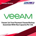 Veeam 1st Year Payment Veeam Backup Essentials With Nas Capacity Per 1tb