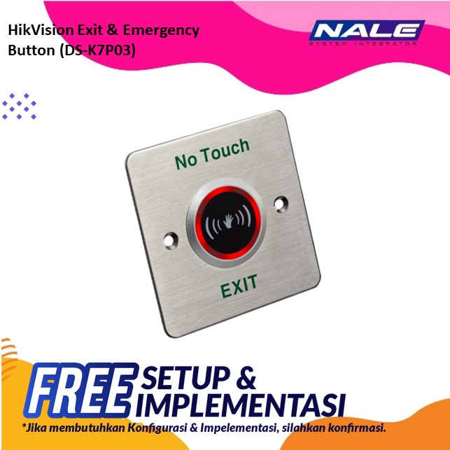 HikVision Exit & Emergency Button (DS-K7P03)