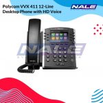 Polycom VVX 411 12-Line Desktop Phone with HD Voice