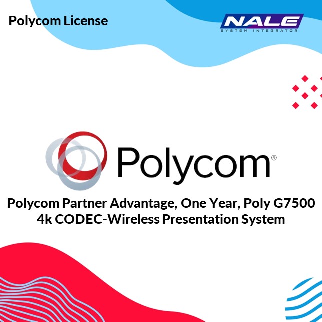 Polycom Partner Advantage, One Year, Poly G7500 4k CODEC-Wireless Presentation System ( 4877-85760-716 )