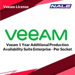 Veeam 1 Year Additional Production Availability Suite Enterprise - Per Socket