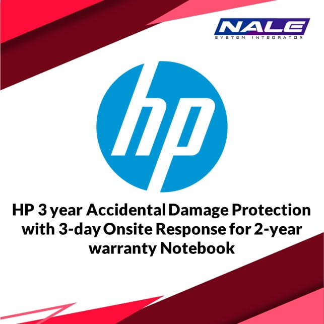 HP 3 year Accidental Damage Protection with 3-day Onsite Response for 2-year warranty Notebook