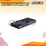 Linksys 8-Port Managed Gigabit PoE+ Switch with 2 1G SFP Uplinks 110W