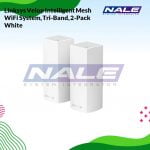 Linksys Velop Intelligent Mesh WiFi System, Tri-Band, 2-Pack White (WHW0302-AH)