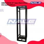 ABBA-RACK 19" Open Rack 4 Post 45U depth 600mm
