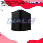 ABBA-RACK 19" Wallmount 12U Depth 800 mm ( Single Door ), RAL7032, Outdoor, IP55