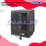 ABBA-RACK 19" Wallmount Rack Double Door 15U depth 490mm