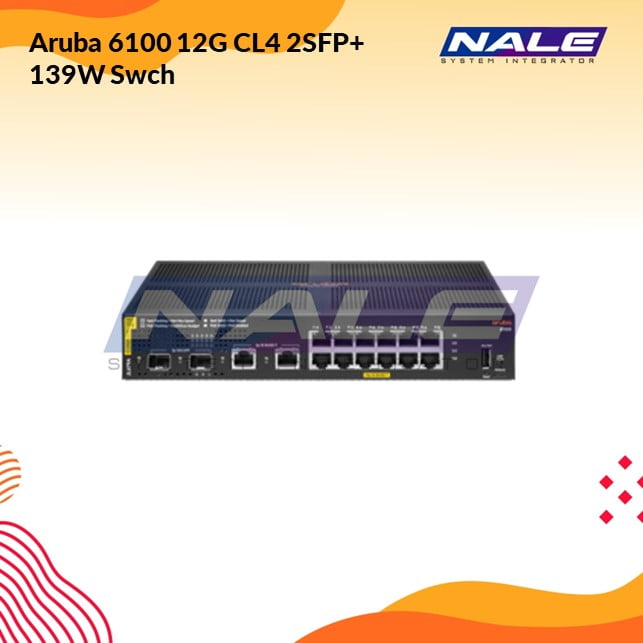 Aruba 6100 12G CL4 2SFP+ 139W Swch