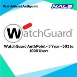 WatchGuard AuthPoint - 3 Year - 501 to 1000 Users