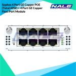 Sophos 4 Port GE Copper POE (Total 60W) + 4 Port GE Copper Flexi Port Module (For XGS 2xxx/3xxx/4xxx Models Only)
