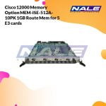 Cisco 12000 Memory Option MEM-ISE-512A-10PK 1GB Route Mem for 5 E3 cards (MEM-ISE-512A-10PK)