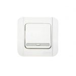 SAKLAR SINGLE BROCO GALLEO G161-55S WHITE