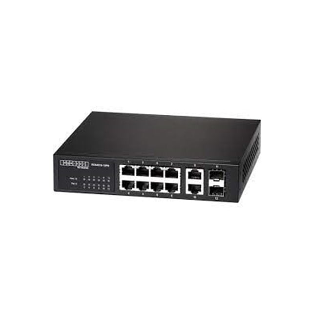 Edge Core 8 x GE PD + 2 x GE PoE+ + 2 x GE SFP L2 Switch (ECS4510-12PD)