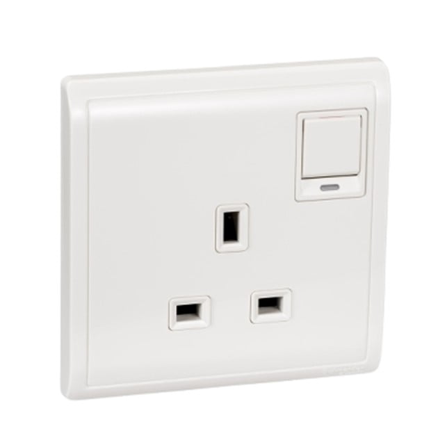 STOP KONTAK AC PIENO SCHNEIDER E8215N_WE 1G NEON WHITE