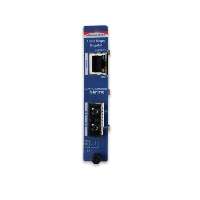 Advantech Managed Modular Media Converter, 1000Mbps, Single-Strand 1550xmt, 40km, SC (IMC-771-SSER)