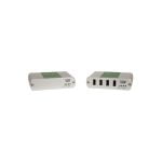 Advantech USB Extender, 4 Port, USB 2.0 over CAT 5e, 100m, UK Power Supply