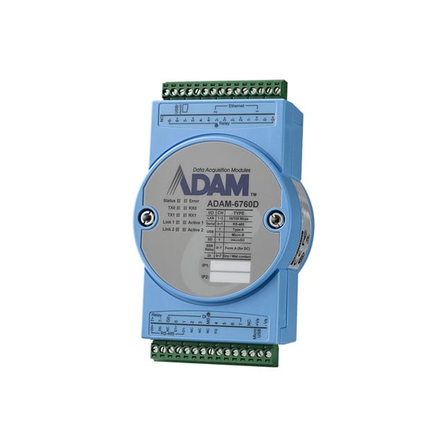 Advantech 6-channel Relay Output Modbus TCP Module (ADAM-6260-B)