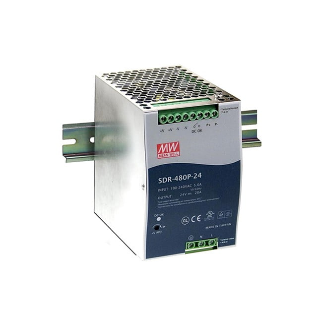 Advantech PS, W/PARALLEL FUNCTION, DIN, METAL, 480W, 24V (BB-SDR-480P-24)