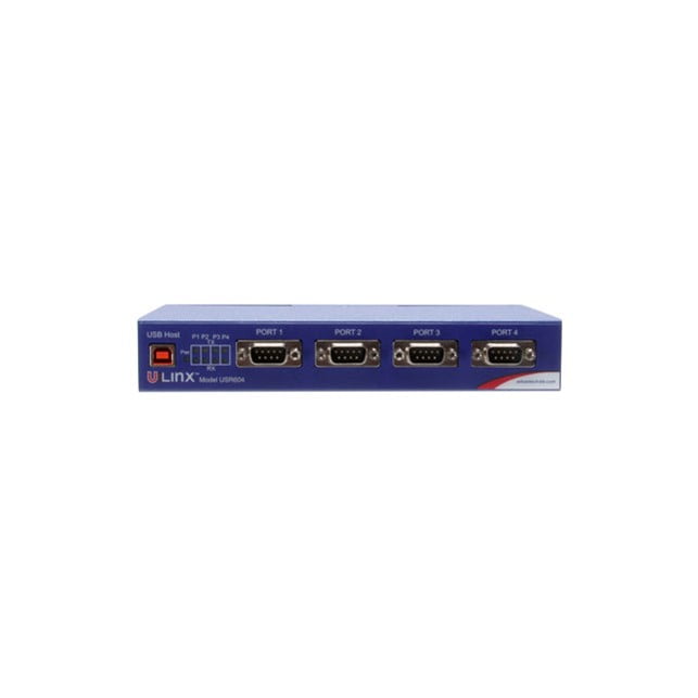 Advantech ULI-314DC – USB to RS-232/422/485 (DB9 Male) Industrial Isolated Converter, 4 Port (BB-USR604)