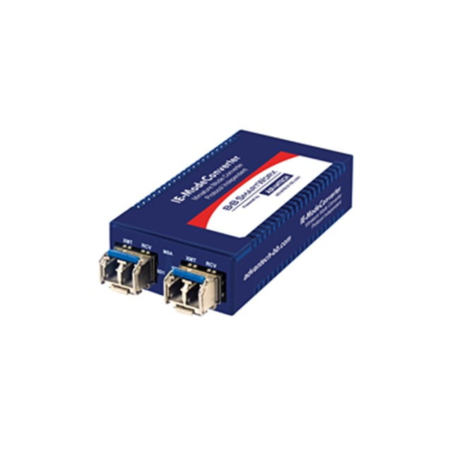 Advantech Mini Hardened Media Converter, 1000Mbps, SFP, AC adapter (IMC-370I-2SFP-PS)