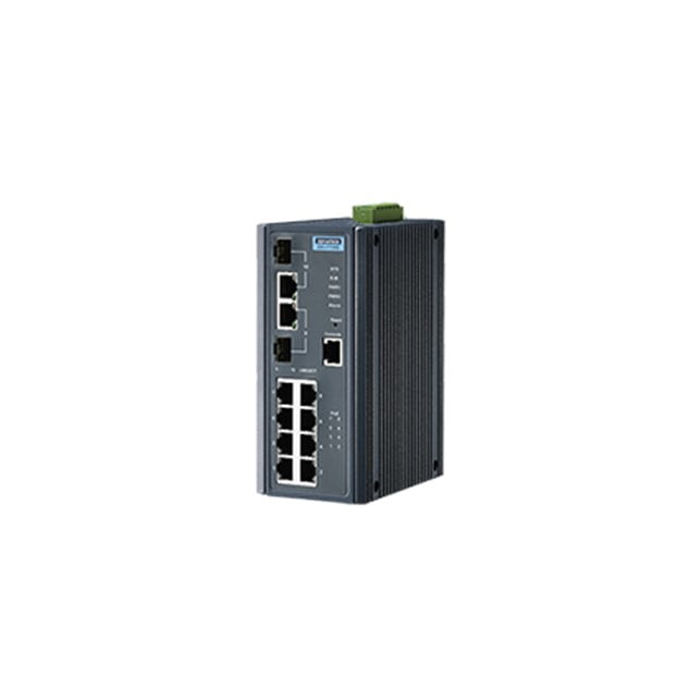 Advantech 8G + 2G Combo Managed POE+ switch with wide temperature