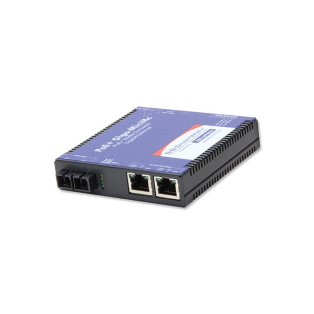 Advantech IMC-390-SM-US Mini PoE+ Media Converter, 1000Mbps, Single mode 1310nm, 15km, SC, AC adapter (also known as MiniMc 857-11914)