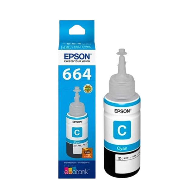 Tinta EPSON 664 Cyan