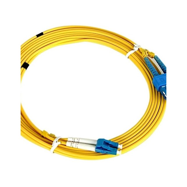 Netviel Patch Cord LC-LC, Duplex Singlemode 9/125um, 50 meter (LSZH) (NVL-DPSM1-LC-LC-050)
