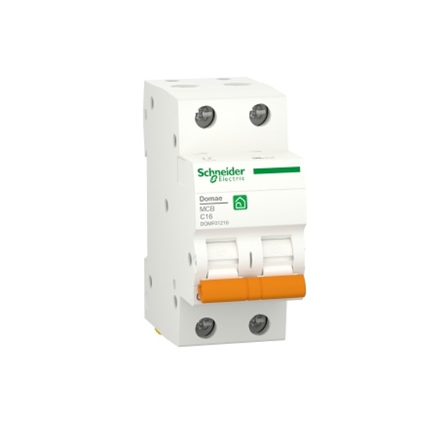 Miniature circuit breaker, Domae, 2P, 63 A, C Curve, 6000 A