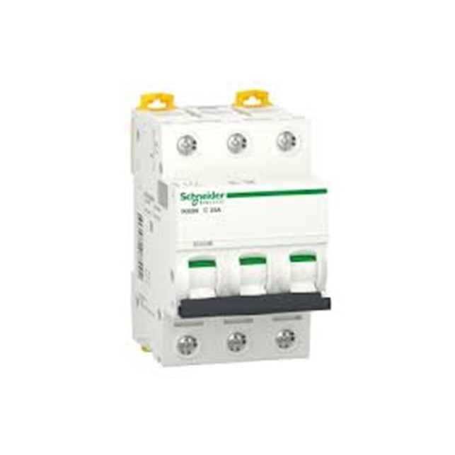 iC60N - miniature circuit breaker - 3P - 10A - C curve