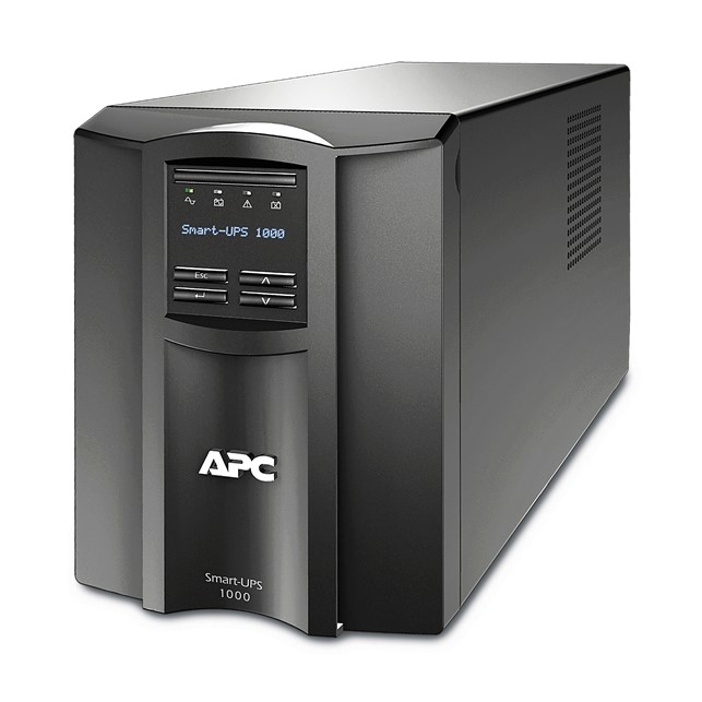 APC Smart UPS, Line Interactive, 1000VA, Tower, 230V, 8x IEC C13 outlets (SMT1000I)