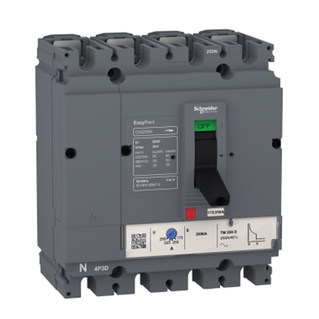 Easypact CVS - CVS100N circuit breaker - 4P/3d