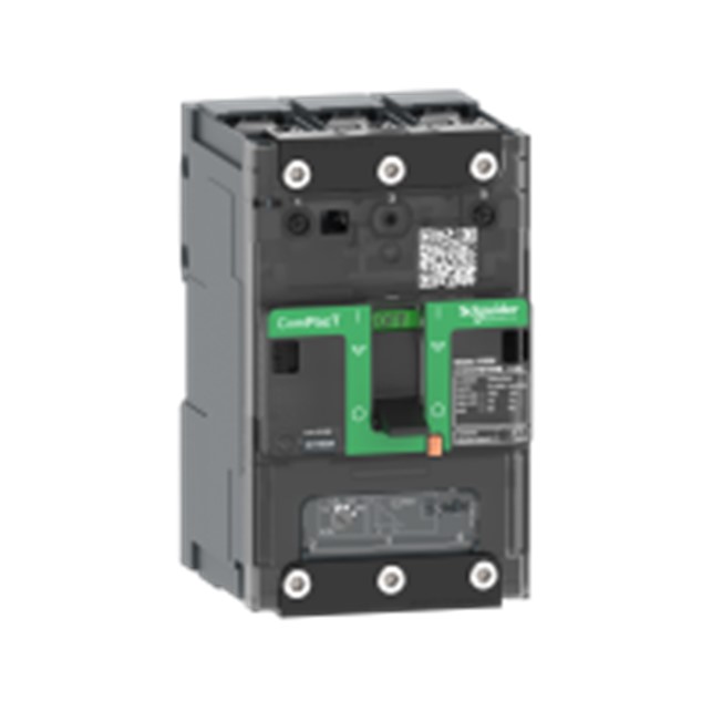 Schneider Circuit breaker, ComPacT NSXm 63N, 50kA/415VAC, 3 poles, TMD trip unit 16A, lugs/busbars (C11N3TM016B)