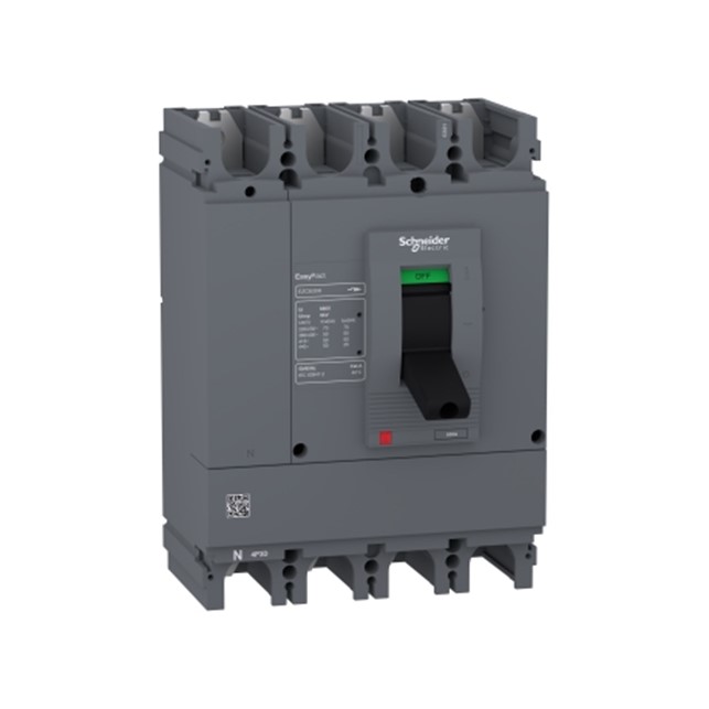 circuit breaker Easypact EZC630H - TMD - 500 A - 4 poles 3d