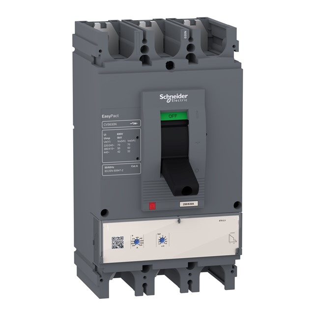 SchneiderEasypact CVS - CVS400N ETS 2.3 circuit breaker - 400 A - 3P/3d (LV540510)