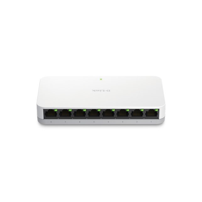 D-Link 8-Port Gigabit Desktop Switch (DGS-1008A)