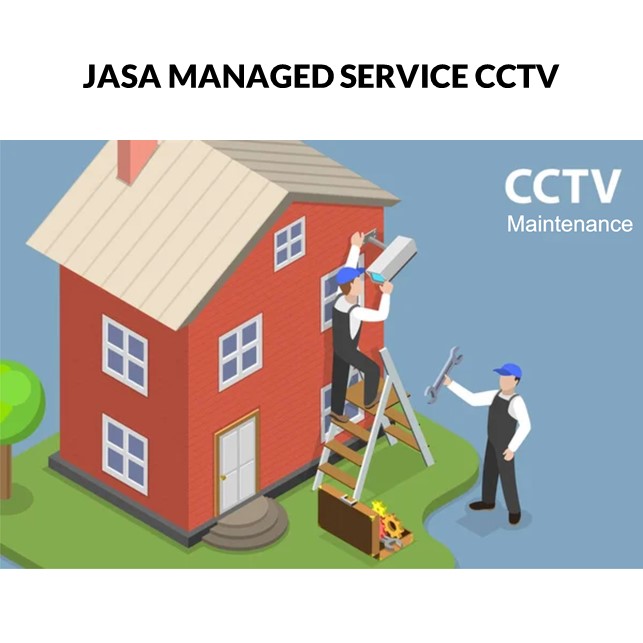 Perawatan Berkala Kunjungan Setiap Bulan cctv ip security camera surveillance 1 Pcs Per Bulan [ Excluded Replacement ]