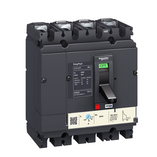 Easypact CVS - CVS100B TM16D circuit breaker - 4P/3d