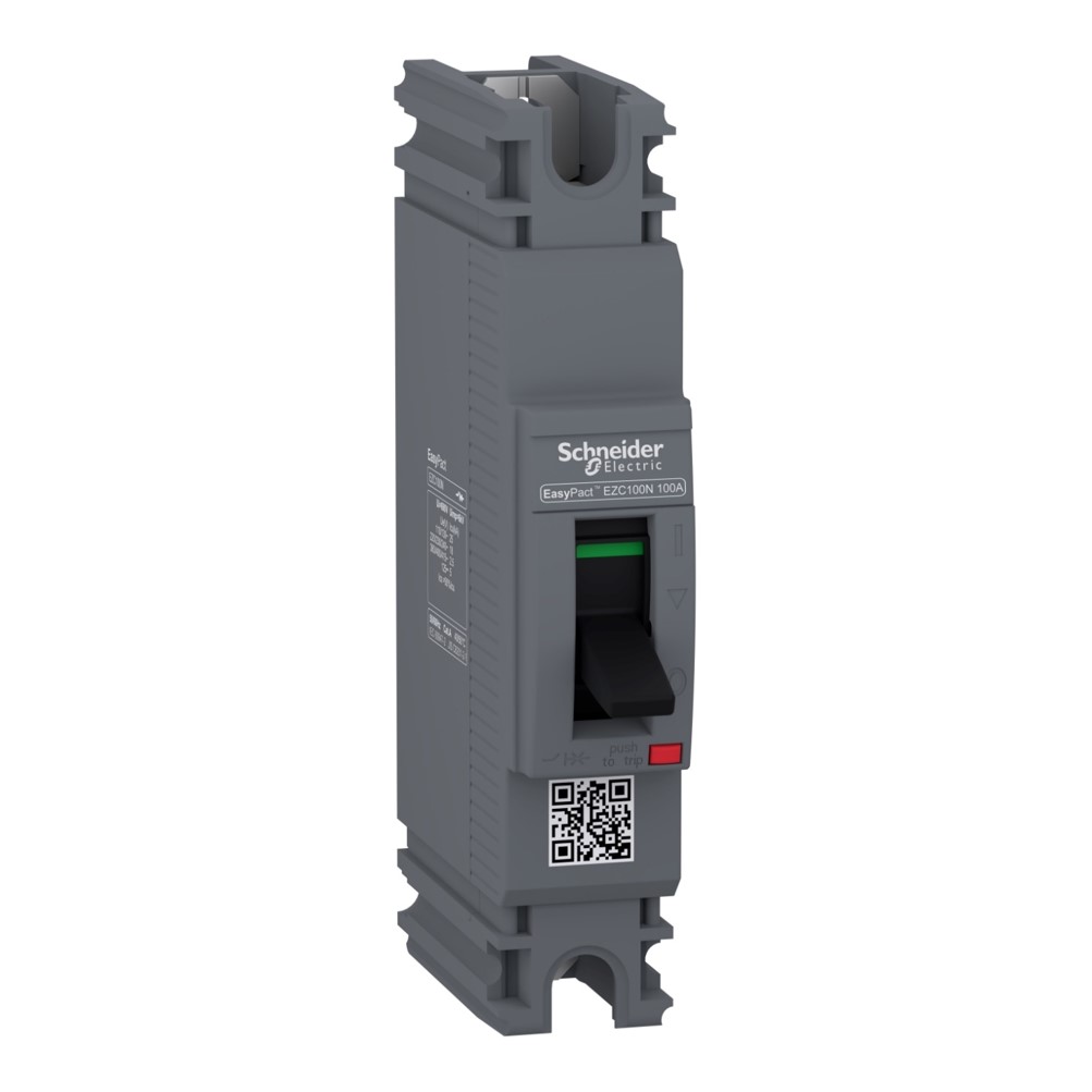 Schneider circuit breaker Easypact EZC100N - TMD - 100 A - 1 pole 1d (EZC100N1100)
