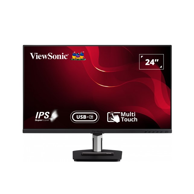 Viewsonic TD2455 24” In-Cell Touch Monitor with USB Type-C Input and Advanced Ergonomics