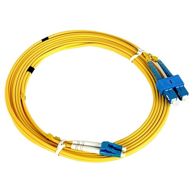 Patch Cord LC-LC Duplex Singlemode 9/125µm, 3 meter (LSZH) (NVL-DPSM1-LC-LC-003)