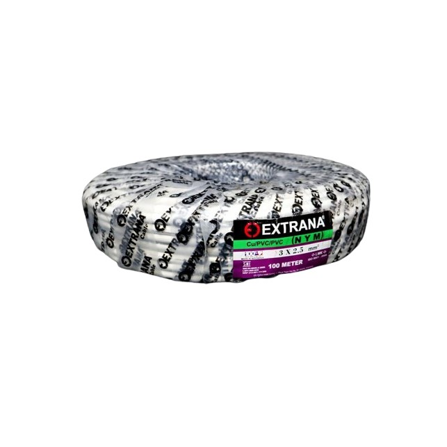 Kabel listrik EXTRANA 3 x 2.5 mm NYM