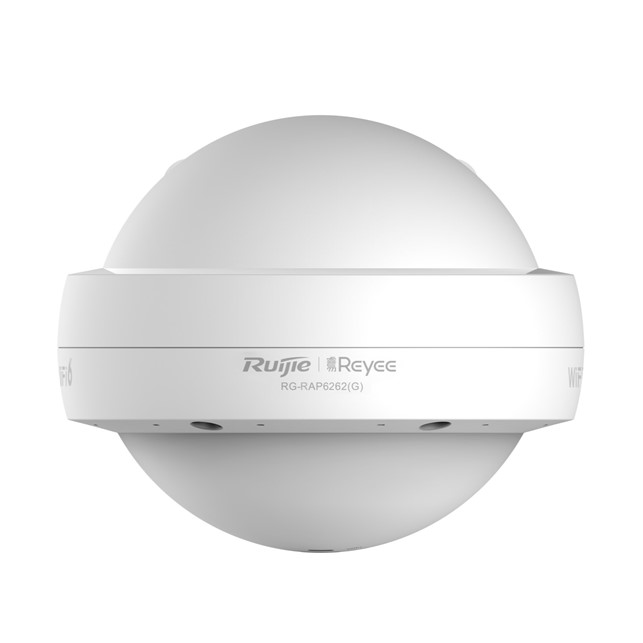 Reyee RG-RAP6262(G) AX1800 Dual Band Outdoor Wi-Fi6 Access Point, IP68 waterproof, 1201Mbps at 5GHz + 574Mbps at 2.4GHz, 2 10/100/1000 Base-T Ethernet uplink port