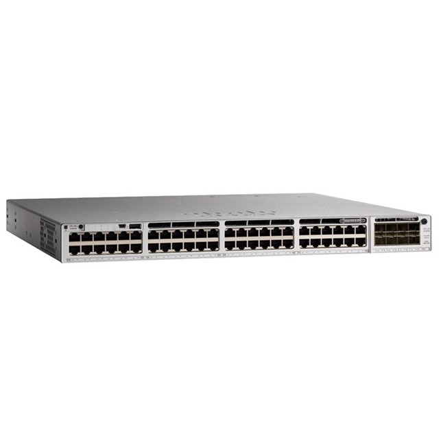 Cisco Catalyst 9300 48-port fixed uplinks data only, 4X1G uplinks, Network Advantage (C9300L-48T-4G-A)