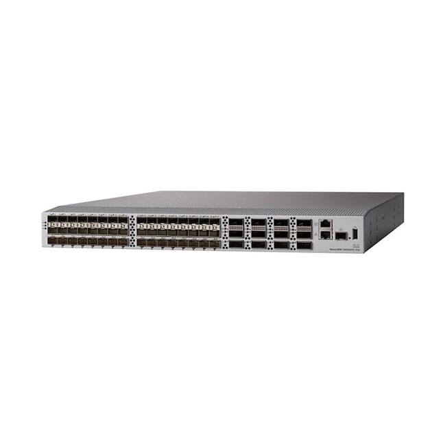 Cisco Nexus 9K Fixed with 48p 1/10G/25G SFP and 12p 40G/100G QSFP28 (N9K-C93240YC-FX2)
