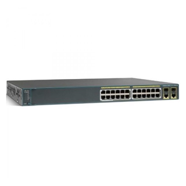 Cisco Switch Cisco Catalyst 2960 Plus 24 10/100 (8 PoE) + 2 T/SFP LAN Lite (WS-C2960+24LC-S)