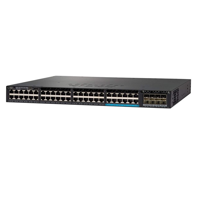 Cisco Catalyst Stackable 12 100M/1G/2.5G/5G/10G Cisco UPOE™ downlink ports (WS-C3650-12X48UR-E)